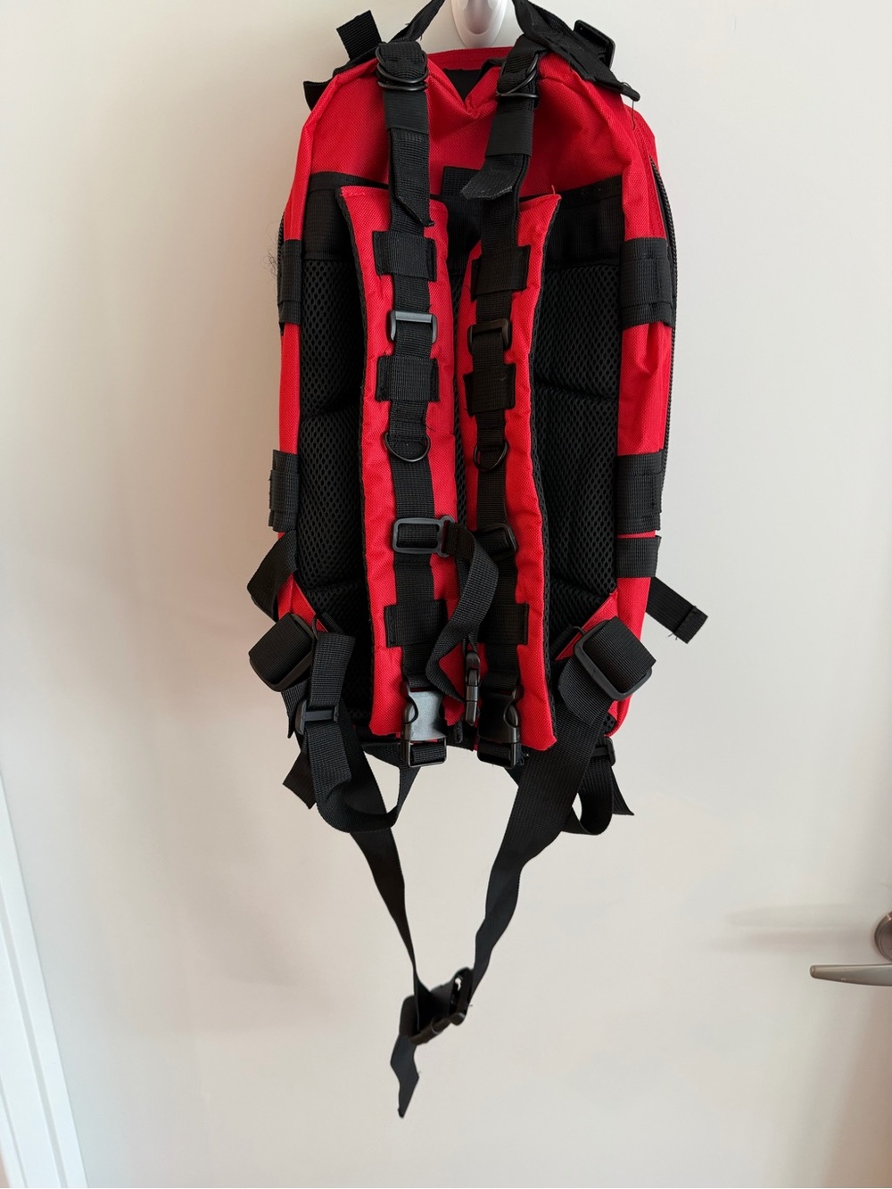 Red Tactical Backpack - Picture 5 of 8